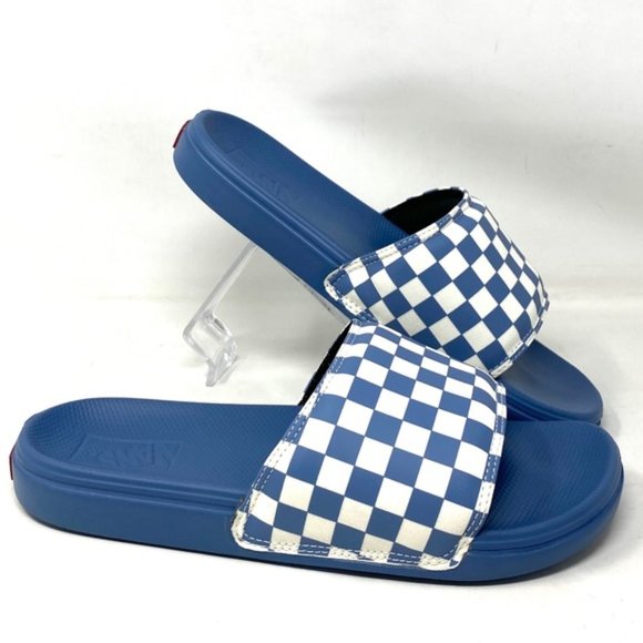 🔥HOT SALE🔥VANS La Costa Slide On Men’s Size Check Blue White VN0A5HF5ZR8 - Picture 3 of 10